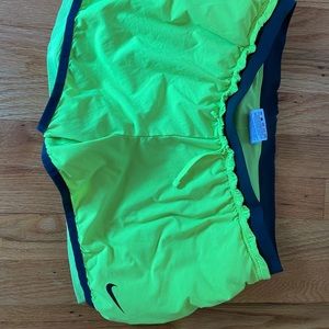 Neon Nike shorts